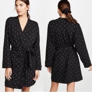 Revolve X Plush Heart Robe and Scrunchie Set